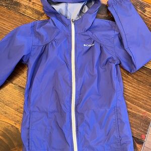 Girls Columbia raincoat size LARGE